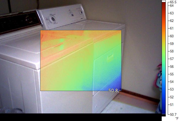 thermal image of dryer